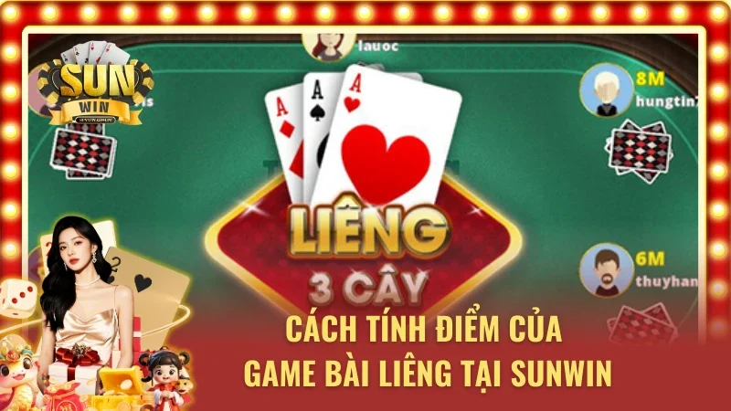 Cách tính điểm của game bài liêng Sunwin 
