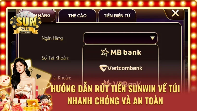 Rút tiền an toàn với vài bước cơ bản